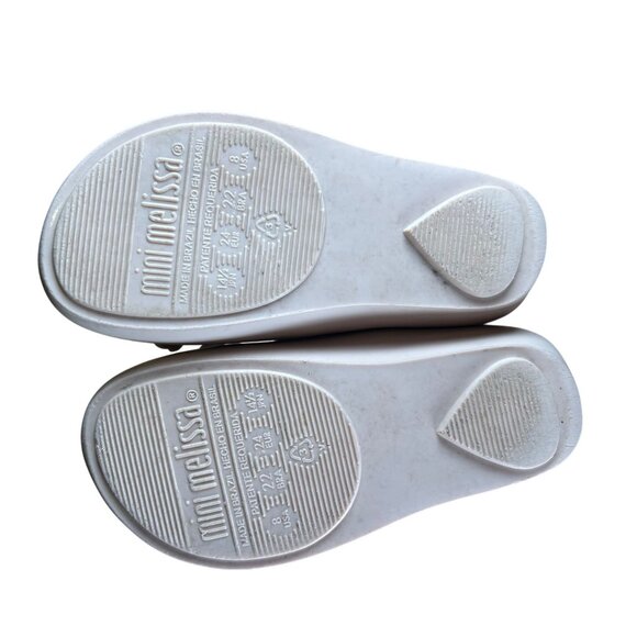 MINI MELISSA Ultra Disney Kissing Minnie & Mickey Mouse Mary Jane Shoes Size 8 - Picture 6 of 7